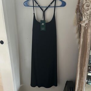 HALARA Black and White Dress